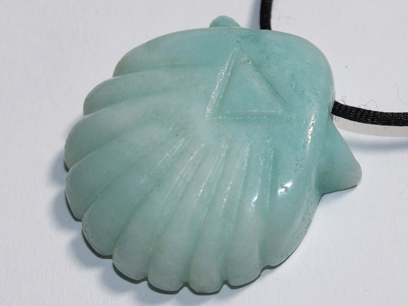 amazonite with cord or silver 925