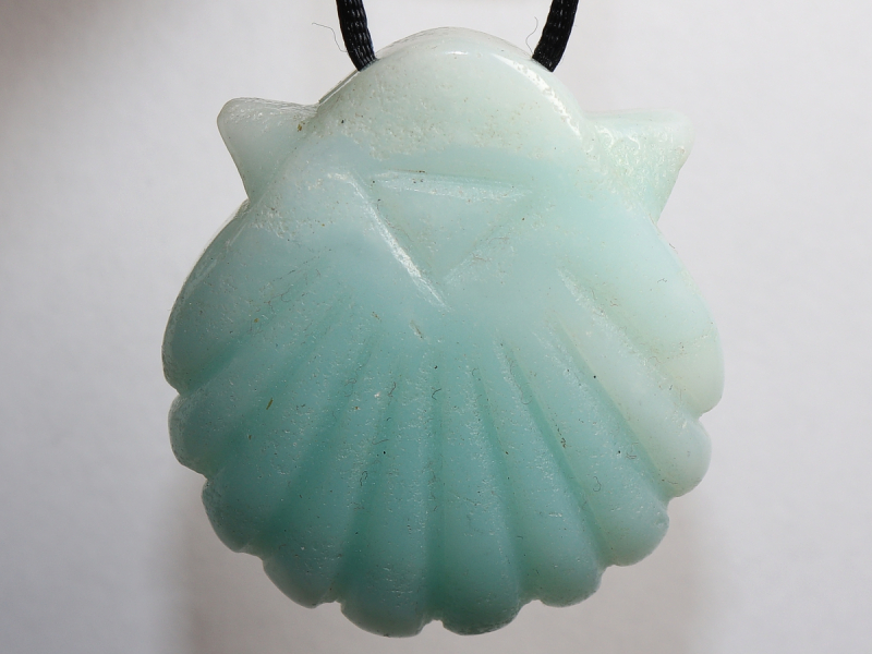 amazonite with cord or silver 925