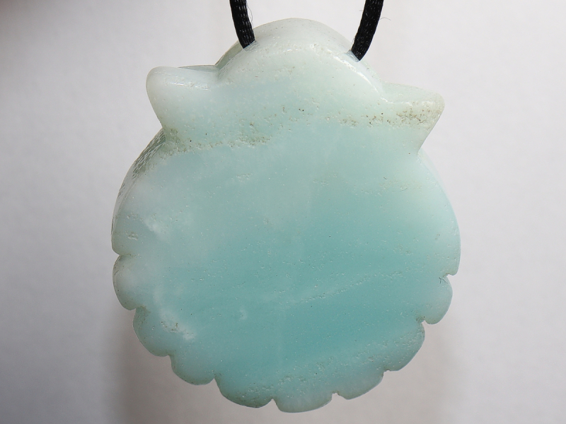 amazonite with cord or silver 925