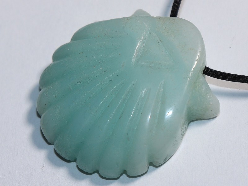 amazonite with cord or silver 925