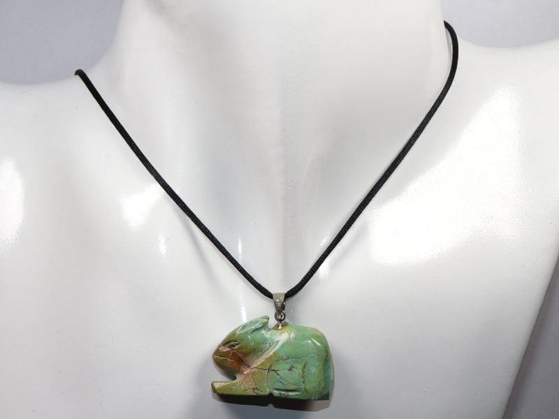 turquoise with cord or silver 925