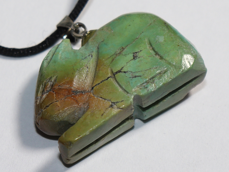 turquoise with cord or silver 925