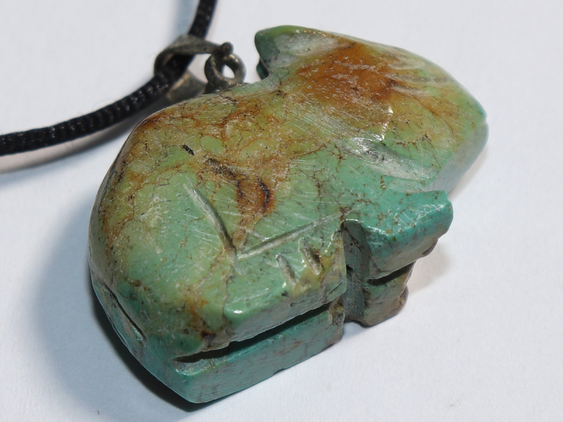 turquoise with cord or silver 925