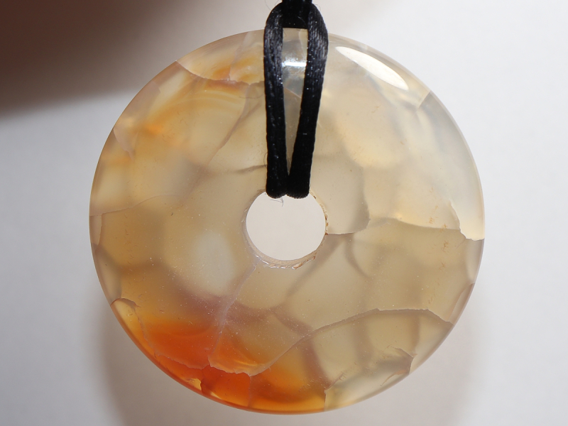 fire agate with cord