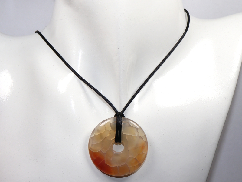 fire agate with cord