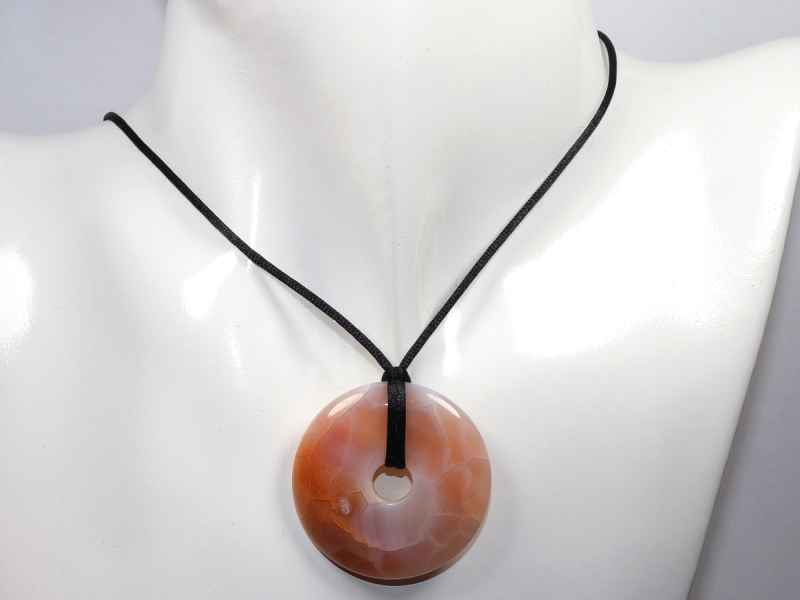 fire agate with cord