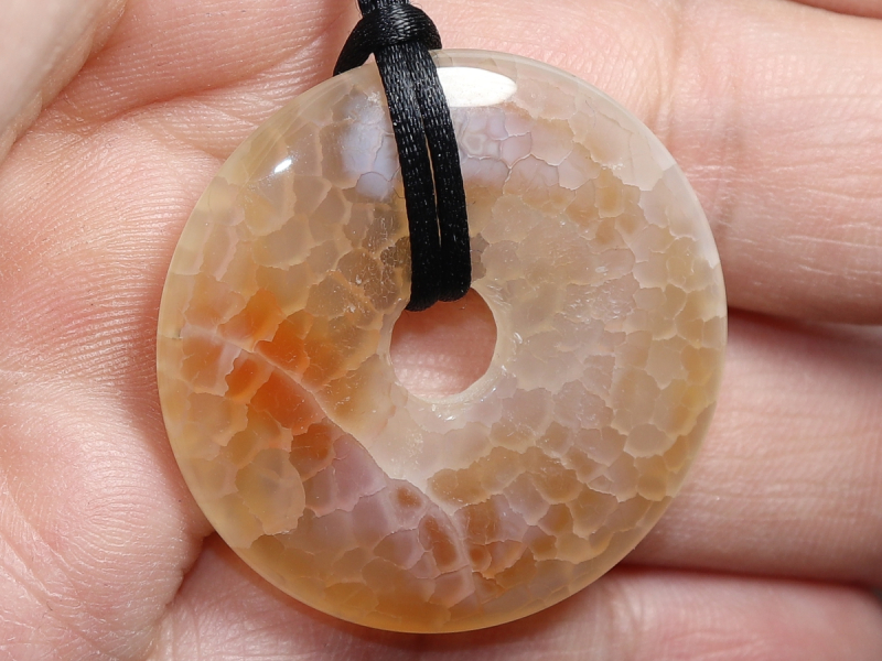 fire agate with cord