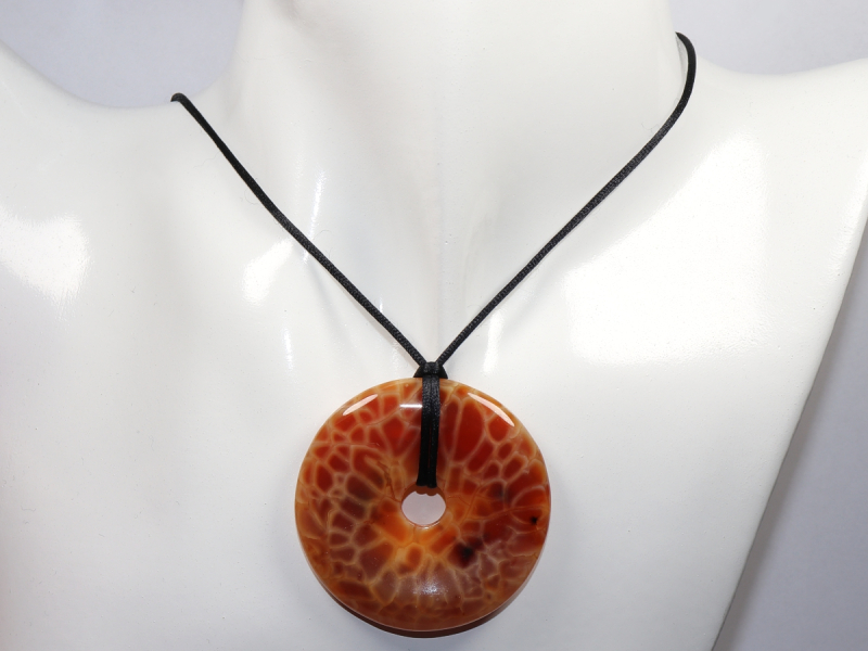 fire agate with cord