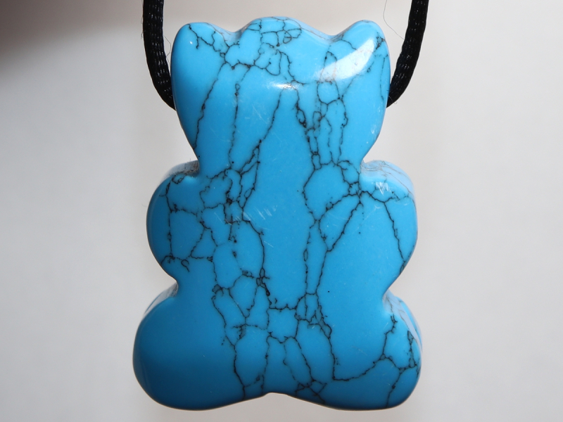 turquoise (rec.) with cord or silver 925