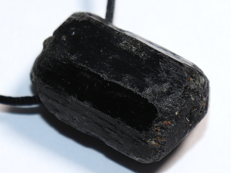 black tourmaline (Schorl) with cord or silver 925