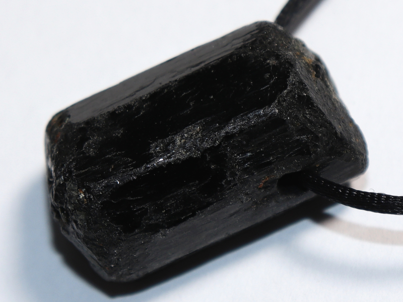 black tourmaline (Schorl) with cord or silver 925