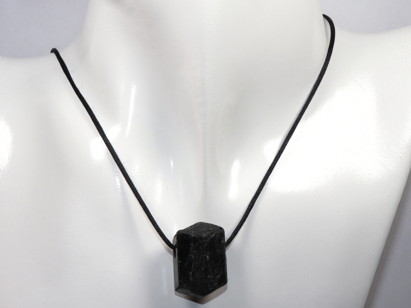 black tourmaline (Schorl) with cord or silver 925