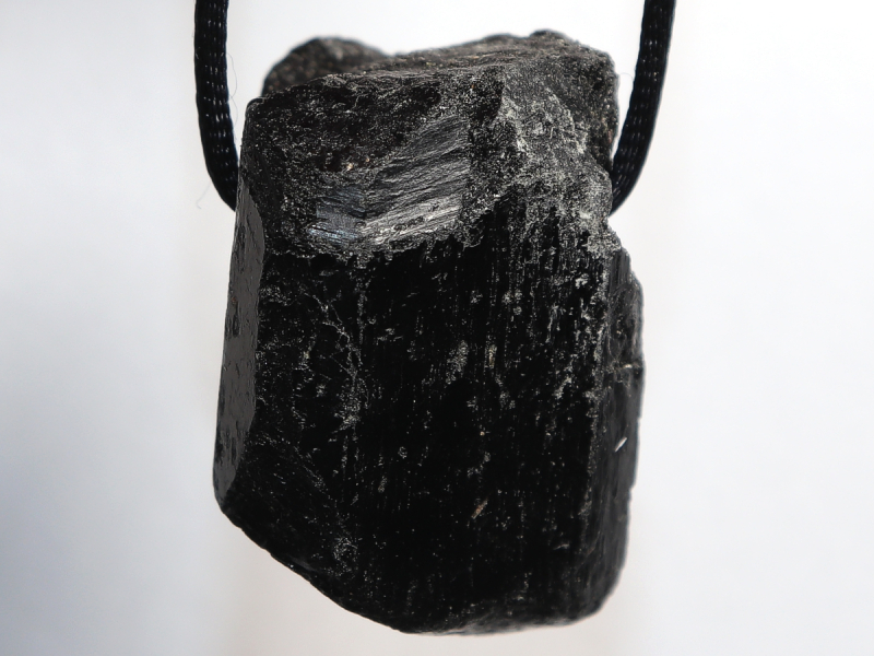 black tourmaline (Schorl) with cord or silver 925
