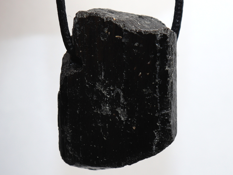black tourmaline (Schorl) with cord or silver 925