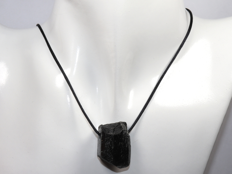 black tourmaline (Schorl) with cord or silver 925