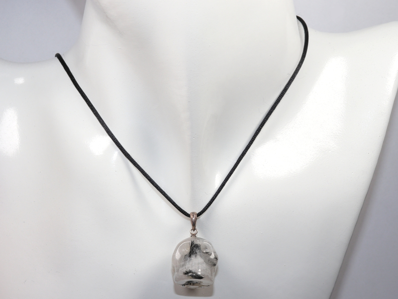 tourmaline quartz with cord or silver 925