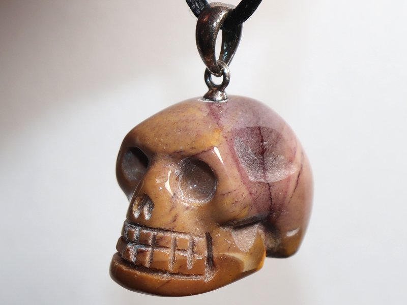 mookaite with cord or silver 925
