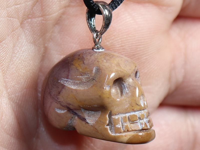mookaite with cord or silver 925