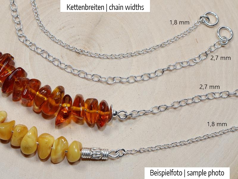 amber with silver 925