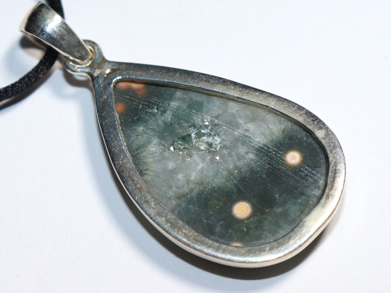 Ozeanjaspis mit Band oder Silber 925