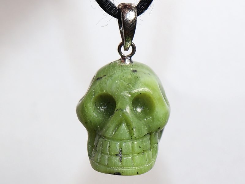 nephrite with cord or silver 925
