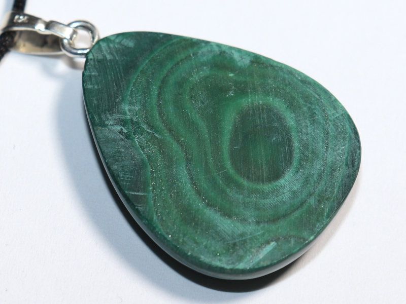 Malachit mit Band oder Silber 925