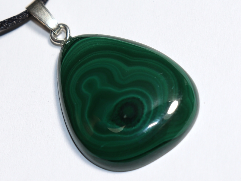 Malachit mit Band oder Silber 925