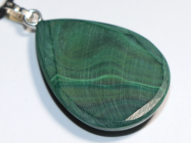 Malachit mit Band oder Silber 925