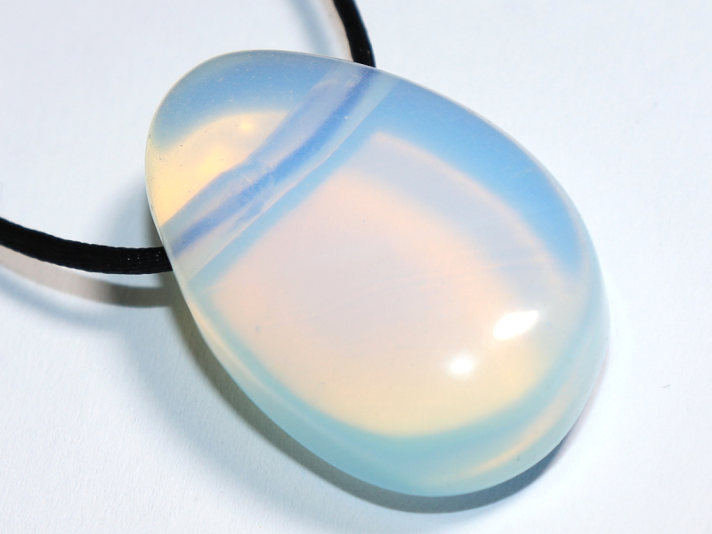 Opalglas mit Band oder Silber 925