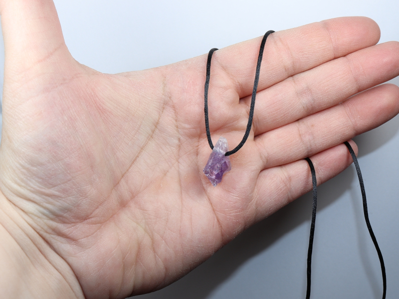 Amethyst mit Band oder Silber 925