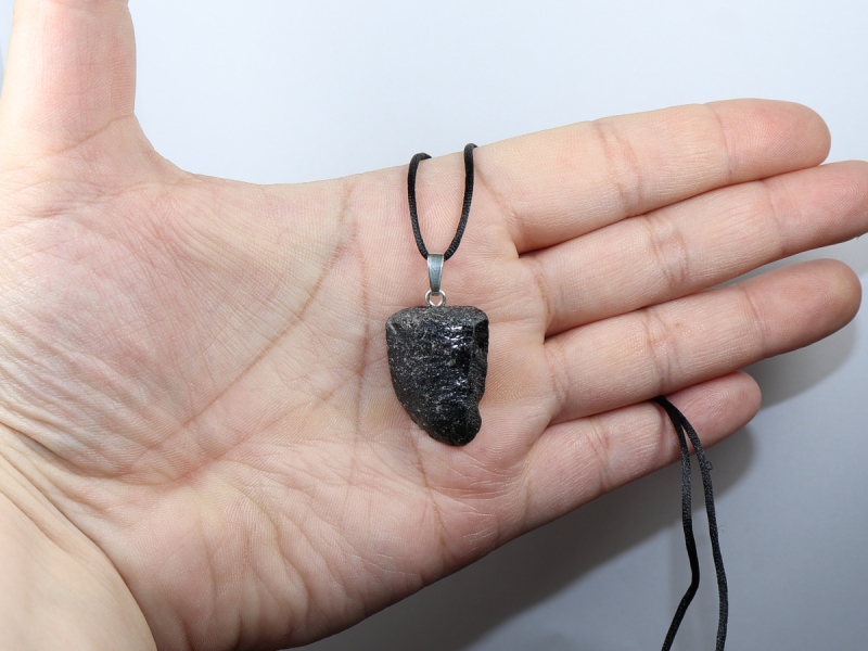 spinel with cord or silver 925