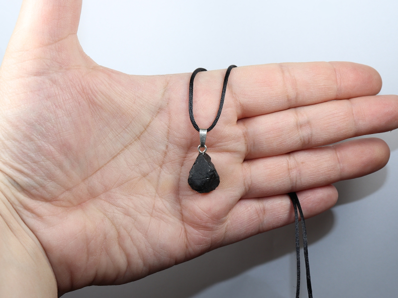 spinel with cord or silver 925
