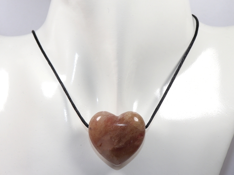 aventurine quartz with cord or silver 925