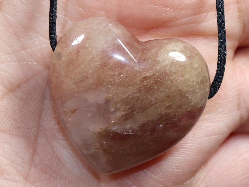 aventurine quartz with cord or silver 925