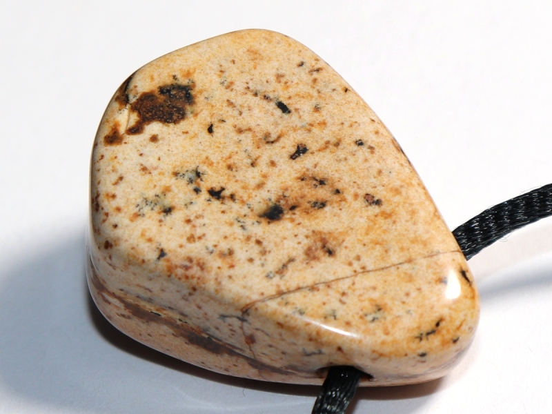 picture jasper with cord or silver 925