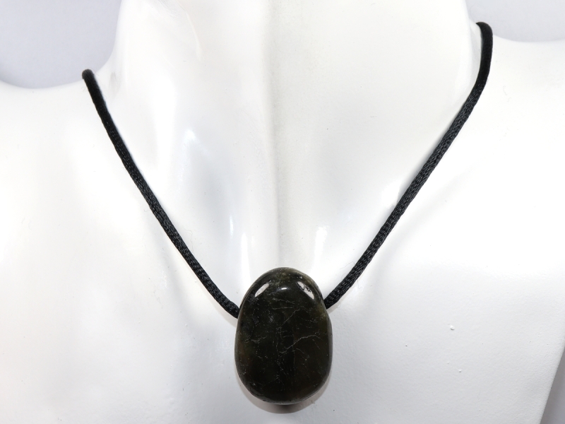 labradorite with cord or silver 925