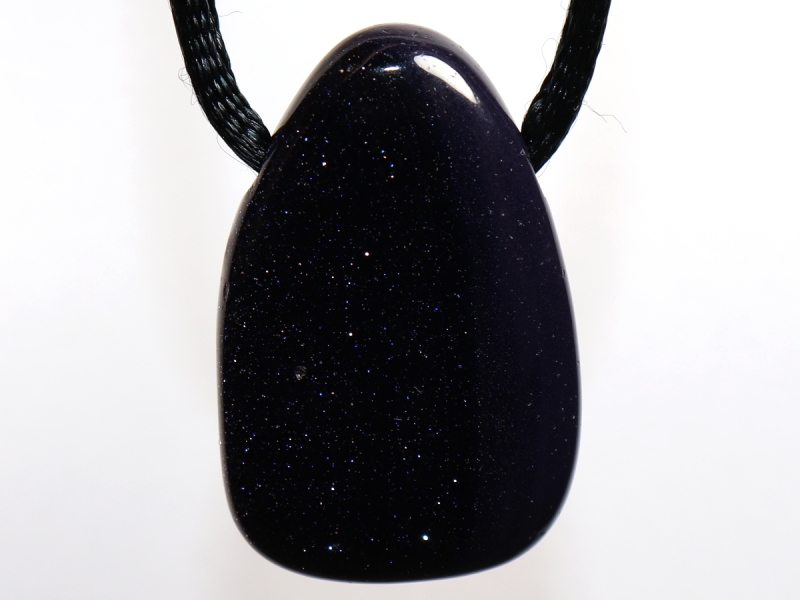 blue sandstone with cord or silver 925