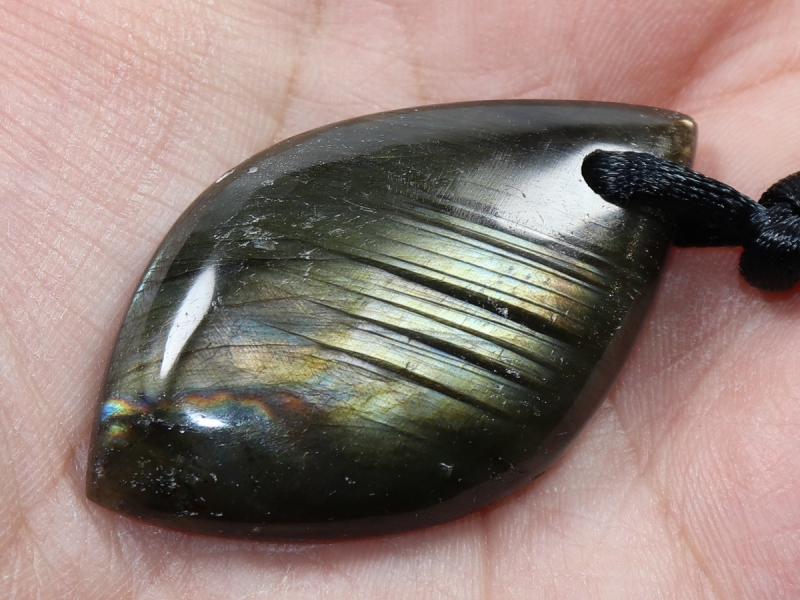 Labradorite on cord