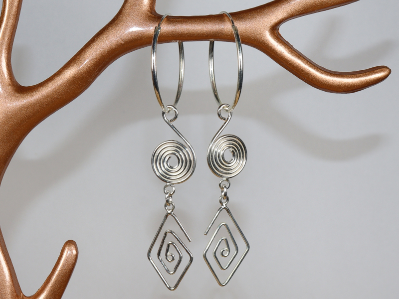 Ohrringe aus Silber 925
